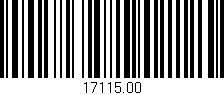 Código de barras (EAN, GTIN, SKU, ISBN): '17115.00'