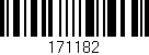 Código de barras (EAN, GTIN, SKU, ISBN): '171182'