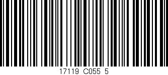 Código de barras (EAN, GTIN, SKU, ISBN): '17119_C055_5'