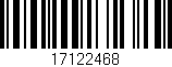 Código de barras (EAN, GTIN, SKU, ISBN): '17122468'