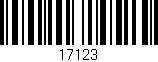 Código de barras (EAN, GTIN, SKU, ISBN): '17123'