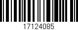 Código de barras (EAN, GTIN, SKU, ISBN): '17124085'
