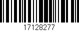 Código de barras (EAN, GTIN, SKU, ISBN): '17128277'