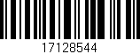 Código de barras (EAN, GTIN, SKU, ISBN): '17128544'