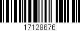 Código de barras (EAN, GTIN, SKU, ISBN): '17128676'