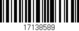 Código de barras (EAN, GTIN, SKU, ISBN): '17138589'