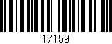Código de barras (EAN, GTIN, SKU, ISBN): '17159'