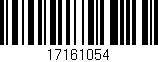 Código de barras (EAN, GTIN, SKU, ISBN): '17161054'