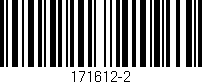 Código de barras (EAN, GTIN, SKU, ISBN): '171612-2'