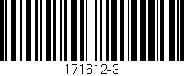 Código de barras (EAN, GTIN, SKU, ISBN): '171612-3'
