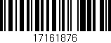 Código de barras (EAN, GTIN, SKU, ISBN): '17161876'