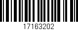 Código de barras (EAN, GTIN, SKU, ISBN): '17163202'