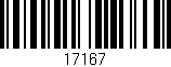 Código de barras (EAN, GTIN, SKU, ISBN): '17167'