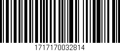Código de barras (EAN, GTIN, SKU, ISBN): '1717170032814'
