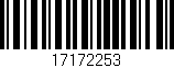 Código de barras (EAN, GTIN, SKU, ISBN): '17172253'