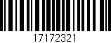Código de barras (EAN, GTIN, SKU, ISBN): '17172321'
