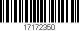 Código de barras (EAN, GTIN, SKU, ISBN): '17172350'