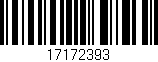 Código de barras (EAN, GTIN, SKU, ISBN): '17172393'