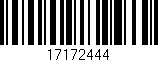 Código de barras (EAN, GTIN, SKU, ISBN): '17172444'