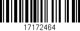 Código de barras (EAN, GTIN, SKU, ISBN): '17172464'