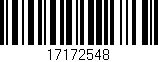 Código de barras (EAN, GTIN, SKU, ISBN): '17172548'
