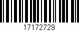 Código de barras (EAN, GTIN, SKU, ISBN): '17172729'