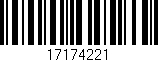 Código de barras (EAN, GTIN, SKU, ISBN): '17174221'