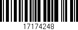 Código de barras (EAN, GTIN, SKU, ISBN): '17174248'