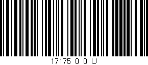Código de barras (EAN, GTIN, SKU, ISBN): '17175_0_0_U'