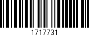 Código de barras (EAN, GTIN, SKU, ISBN): '1717731'