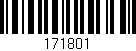 Código de barras (EAN, GTIN, SKU, ISBN): '171801'