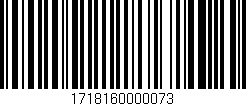 Código de barras (EAN, GTIN, SKU, ISBN): '1718160000073'
