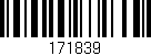 Código de barras (EAN, GTIN, SKU, ISBN): '171839'