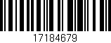 Código de barras (EAN, GTIN, SKU, ISBN): '17184679'