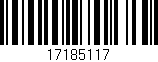Código de barras (EAN, GTIN, SKU, ISBN): '17185117'