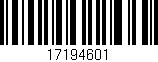 Código de barras (EAN, GTIN, SKU, ISBN): '17194601'
