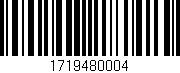Código de barras (EAN, GTIN, SKU, ISBN): '1719480004'