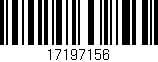 Código de barras (EAN, GTIN, SKU, ISBN): '17197156'
