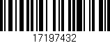 Código de barras (EAN, GTIN, SKU, ISBN): '17197432'
