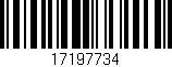 Código de barras (EAN, GTIN, SKU, ISBN): '17197734'