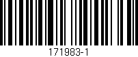 Código de barras (EAN, GTIN, SKU, ISBN): '171983-1'