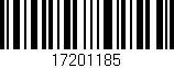 Código de barras (EAN, GTIN, SKU, ISBN): '17201185'