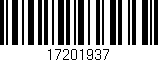 Código de barras (EAN, GTIN, SKU, ISBN): '17201937'