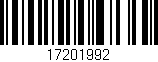Código de barras (EAN, GTIN, SKU, ISBN): '17201992'