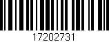 Código de barras (EAN, GTIN, SKU, ISBN): '17202731'