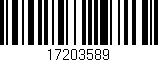 Código de barras (EAN, GTIN, SKU, ISBN): '17203589'