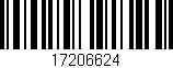 Código de barras (EAN, GTIN, SKU, ISBN): '17206624'