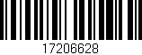 Código de barras (EAN, GTIN, SKU, ISBN): '17206628'