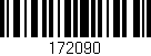 Código de barras (EAN, GTIN, SKU, ISBN): '172090'