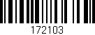 Código de barras (EAN, GTIN, SKU, ISBN): '172103'